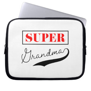 Housse Pour Ordinateur Portable Super grand-mère