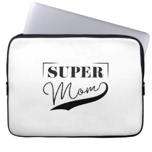 Housse Pour Ordinateur Portable Super Maman
