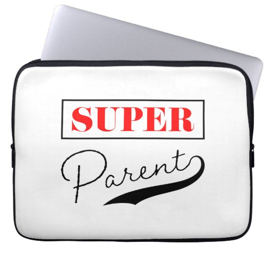 Housse Pour Ordinateur Portable Super parent (Devant)