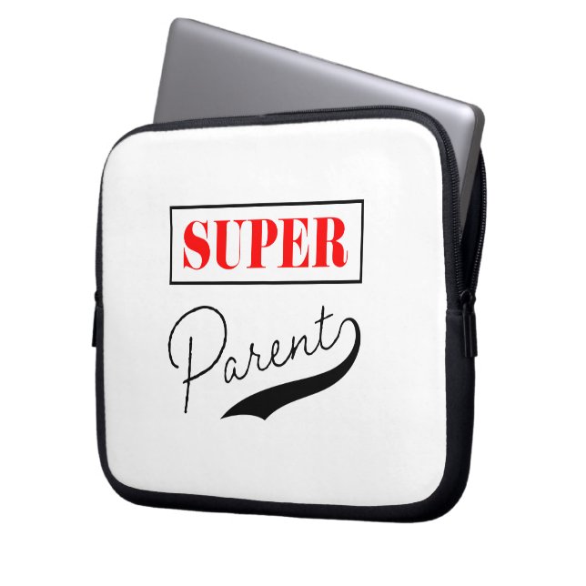 Housse Pour Ordinateur Portable Super parent (devant gauche)
