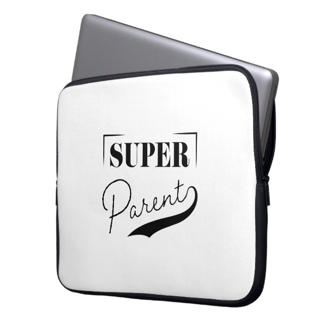 Housse Pour Ordinateur Portable Super parent (devant gauche)