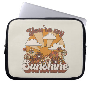 Housse Pour Ordinateur Portable Super rétro Vous êtes mon soleil
