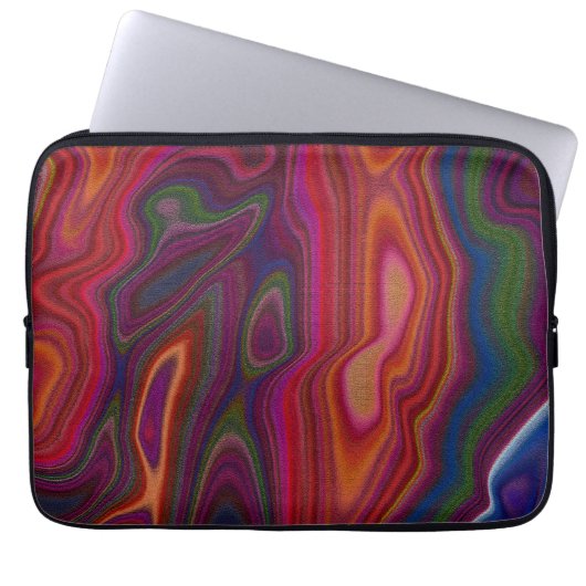 Housse Pour Ordinateur Portable Surcharge d'abstraction (Devant)