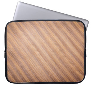 Housse Pour Ordinateur Portable surface Brown en bois