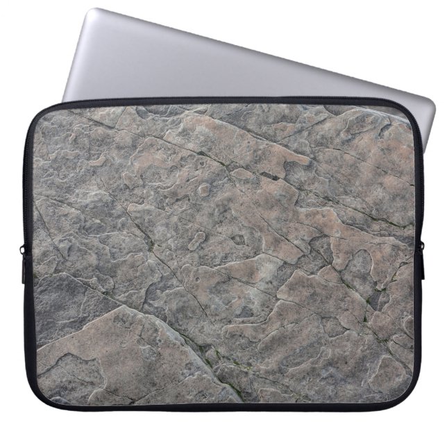 Housse Pour Ordinateur Portable Surface de pierre de texture rocheuse (Devant)