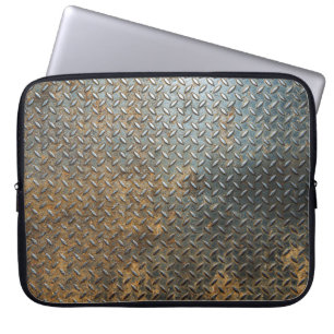 Housse Pour Ordinateur Portable Surface métallique, arrière - plan de texture réfl