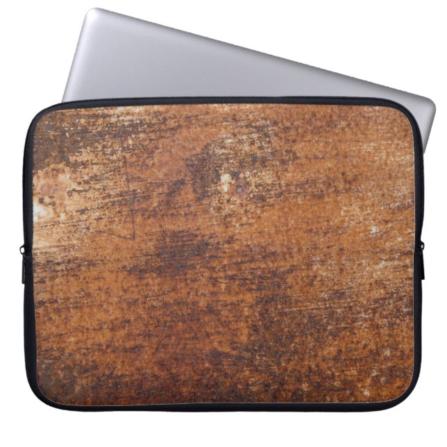 Housse Pour Ordinateur Portable Surface métallique texturée rouillée (Devant)