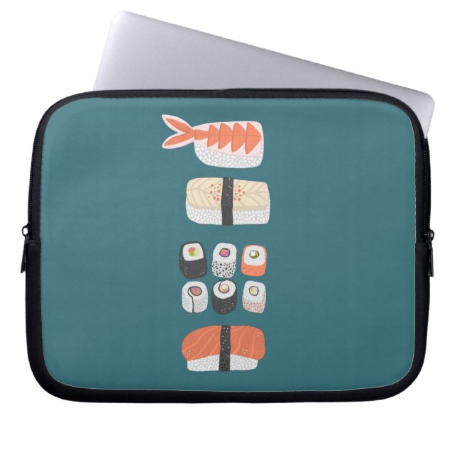 Housse Pour Ordinateur Portable Sushi Nigiri Maki (Devant)