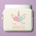 Housse Pour Ordinateur Portable Sweet unicorn<br><div class="desc">Sweet girly unicorn design personnalisé.</div>