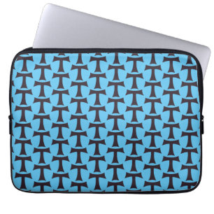 Housse Pour Ordinateur Portable Symbole de foi franciscaine de la Croix de Tau