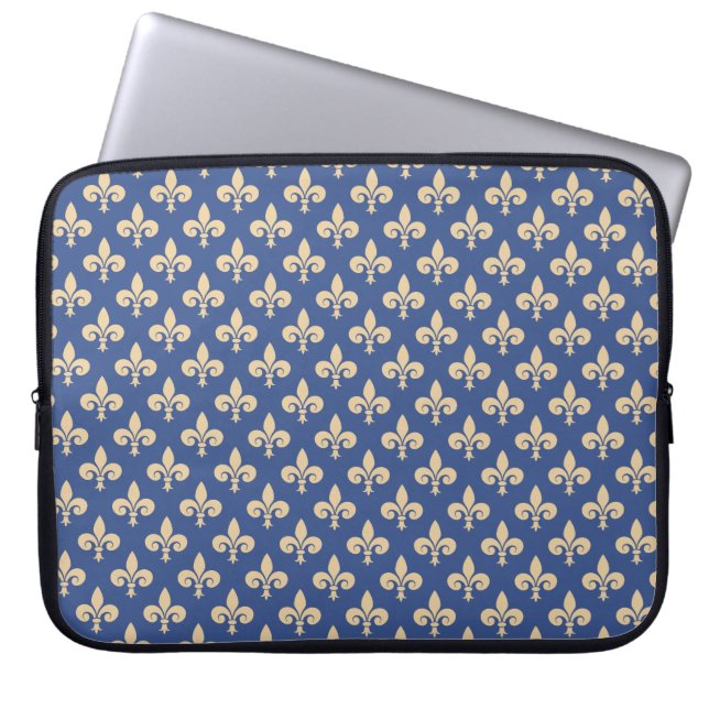 Housse Pour Ordinateur Portable Symboles de fleur de lis (Devant)