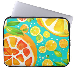Housse Pour Ordinateur Portable Symphonie Citronnée : Un Délice Juteux