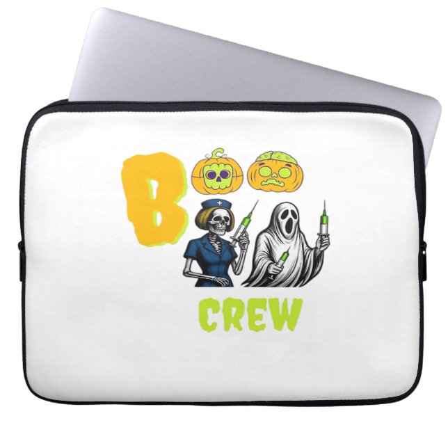 Housse Pour Ordinateur Portable T-shirt classique Boo Crew (Devant)