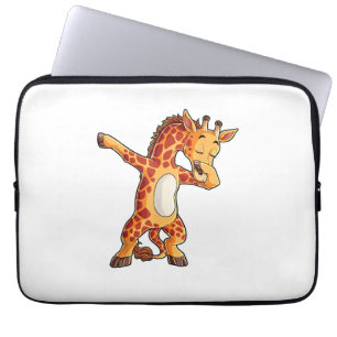 Housse Pour Ordinateur Portable T-shirt Giraffe Dabbing Giraffes Dabe Dab Dance T