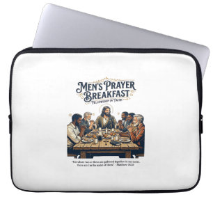 Housse Pour Ordinateur Portable T-Shirt Groupe de Frères Jésus Rétraite de Fratern
