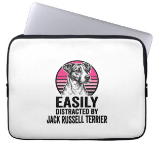 Housse Pour Ordinateur Portable T-shirt vintage Jack Russell Terrier facilement di