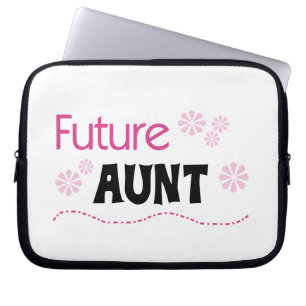 Housse Pour Ordinateur Portable T-shirts et cadeaux de la future tante noire et ro
