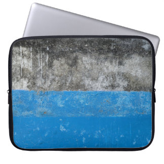 Housse Pour Ordinateur Portable Tableau abstrait bleu et blanc