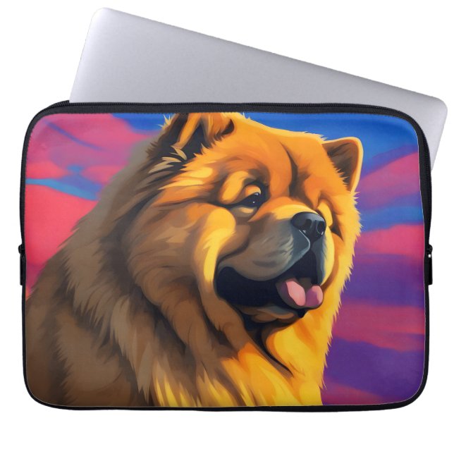 Housse Pour Ordinateur Portable Tableau Chow Chow (Devant)
