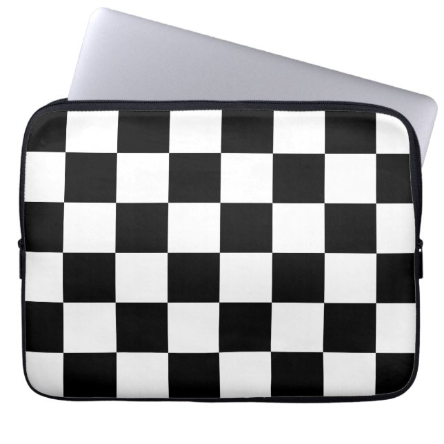 Housse Pour Ordinateur Portable tableau d'échecs (Devant)