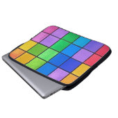 HOUSSE POUR ORDINATEUR PORTABLE TABLEAU DES COULEURS (Devant bas)