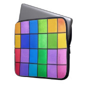 HOUSSE POUR ORDINATEUR PORTABLE TABLEAU DES COULEURS (devant gauche)
