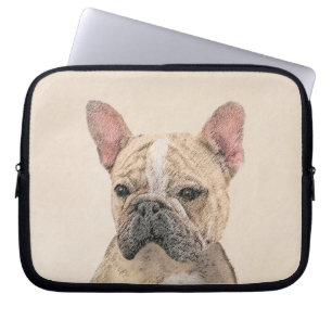 Housse Pour Ordinateur Portable Tableau Français Bulldog (Sable) - Joli Original D