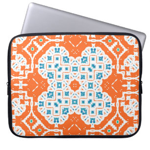Housse Pour Ordinateur Portable Talavera Mexicaine : Céramique Antique sans Seamle