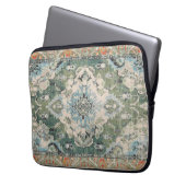Housse Pour Ordinateur Portable Tapis vert antique (devant gauche)
