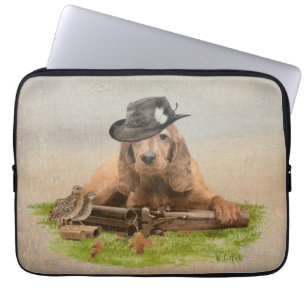 Housse Pour Ordinateur Portable Tapisserie de Cocker Spaniel Poster en acrylique T