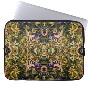 Housse Pour Ordinateur Portable Tapisserie feuillue