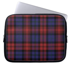 Housse Pour Ordinateur Portable Tartan Clan MacLachlan Plaid Red Purple À damiers