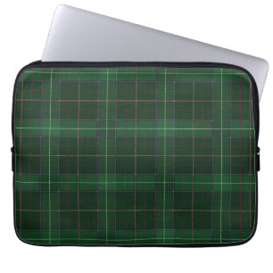 Housse Pour Ordinateur Portable Tartan Walsh Motif vert À damiers
