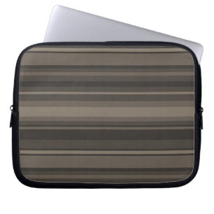 Housse Pour Ordinateur Portable Taupe bandes