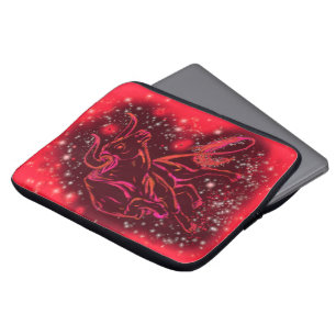 Housse Pour Ordinateur Portable Taureau Rouges À Manches D'Ordinateur Portable À S