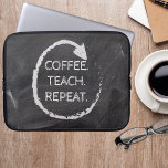 Housse Pour Ordinateur Portable Teach Teach Chalkboard - Phrase personnalisable<br><div class="desc">Présentant cette pochette d'ordinateur portable personnalisée unique avec un design de tableau noir. La phrase personnalisable vous permet d'ajouter une touche personnelle, rendant chaque manche vraiment unique. Que vous soyez un éducateur, un amateur de café ou simplement quelqu'un qui apprécie l'art de l'enseignement, notre pochette d'ordinateur portable personnalisée est l'accessoire...</div>