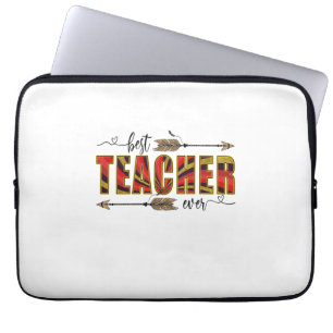 Housse Pour Ordinateur Portable Teacher Art Best Teacher Evers