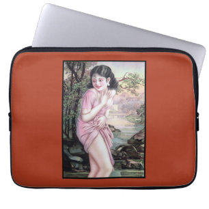 Housse Pour Ordinateur Portable Tease en Stream Oasis par Shanghai China Girl