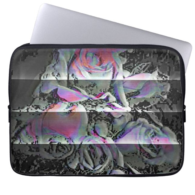Housse Pour Ordinateur Portable Techno Bouquet (Devant)