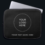 Housse Pour Ordinateur Portable Téléchargez votre propre logo d'entreprise Ajouter<br><div class="desc">Téléchargez votre propre image Photo Image Entreprise Logo Ajouter Texte Élégant Modèle moderne Neoprène 10 pouces Portable Sleeve.</div>