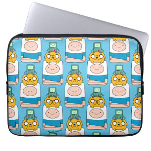 Housse Pour Ordinateur Portable Temps d'aventure   BMO, Jake & Finn