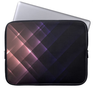 Housse Pour Ordinateur Portable Tendance Abstrait brillant Neon Lights Portable