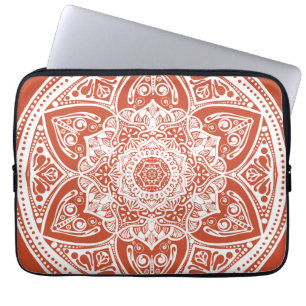Housse Pour Ordinateur Portable Terracotta Mandala