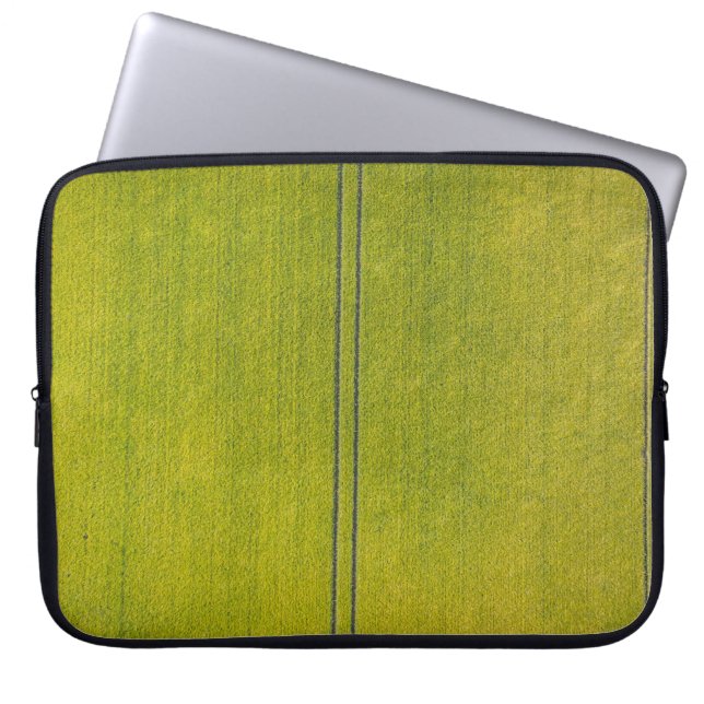 Housse Pour Ordinateur Portable Terrain d'herbe verte (Devant)