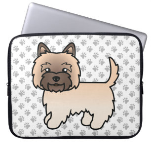 Housse Pour Ordinateur Portable Tervueren Cairn Terrier Chien de Dessin Animé Mign