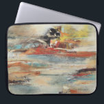 Housse Pour Ordinateur Portable Tesiturno<br><div class="desc">Tesiturno I de Gabriela Villarreal. Les lignes coupées de différentes couleurs sont superposées pour créer ce design unique.</div>