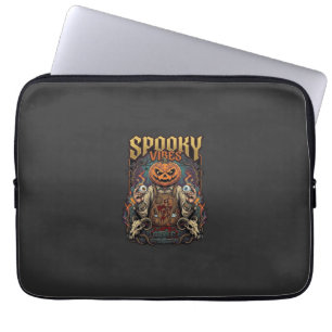 Housse Pour Ordinateur Portable Tête de citrouille d'Halloween de Vires effrayants
