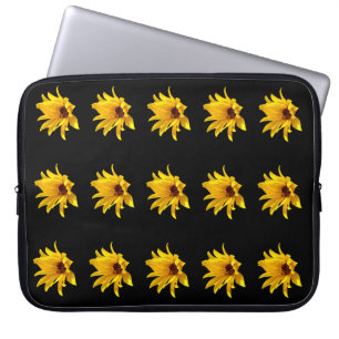 Housse Pour Ordinateur Portable Tête de la marguerite jaune Hélénium Portable