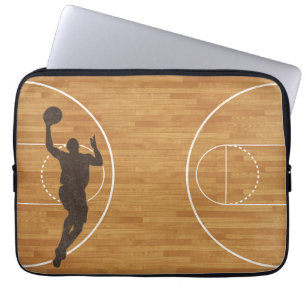 Housse Pour Ordinateur Portable Tête d'ordinateur portable de basket-ball