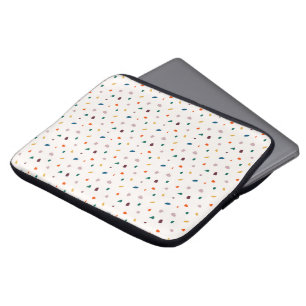 Housse Pour Ordinateur Portable Tête d'ordinateur portable moderne Retro Terrazzo
